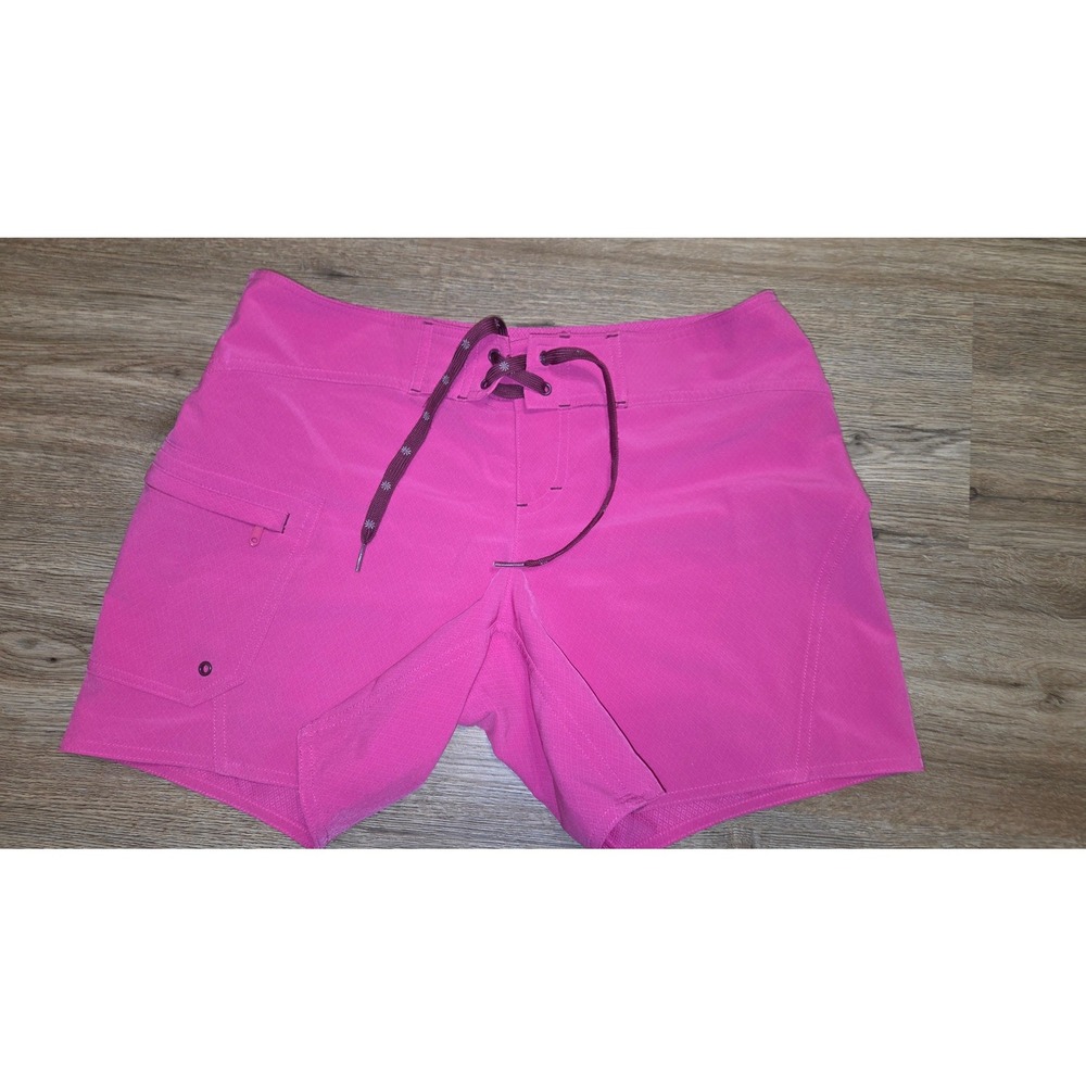 Athleta size 2 Clearwater Board Shorts Swim Boyfriend Surf 6" Stretch